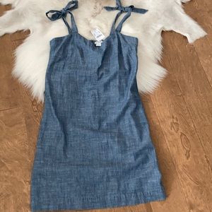 NWT J Crew Factory Chambray Shift Dress